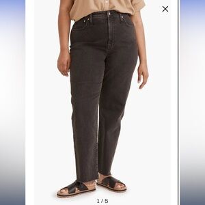 Madewell 14w curvy perfect vintage straight jeans - lunar wash